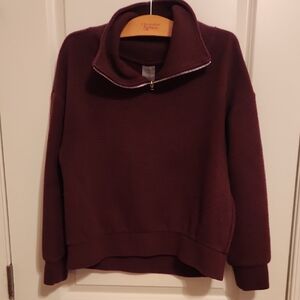 CALIA by Carrie Underwood Red Cowl Neck Sweater